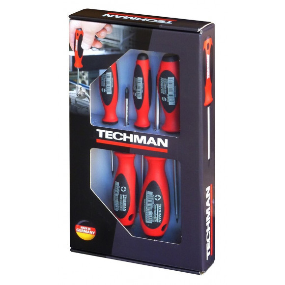 Jeu De 5 Tournevis Plats / Pozidriv