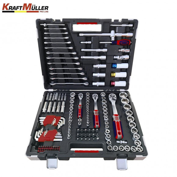 Kraftmuller Km-crv-157: Ensemble D'outils De 157 Pièces