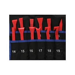 Dcraft - Outils Démontage Garnitures Intérieures - 27 Outils - Pour Démonter Les Garnitures De Portes Et Les Baguettes De Ca