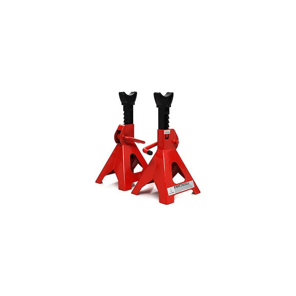 Dcraft -  Jeu De Chandelles À Crémaillère 2 Tonnes 2 Pièces Hauteur Maxi 415 Mm - Outil Garage Automobile - Levage Voiture 