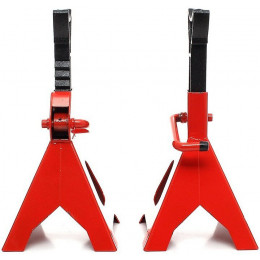 Dcraft -  Jeu De Chandelles À Crémaillère 3 Tonnes 2 Pièces Hauteur Maxi 425 Mm - Outil Garage Automobile - Levage Voiture 