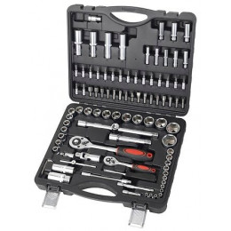 Coffret Clés À Douilles Pro Chrome Vanadium 94 Pièces