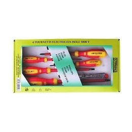 Jeu De 6 Tournevis 1000 Volt