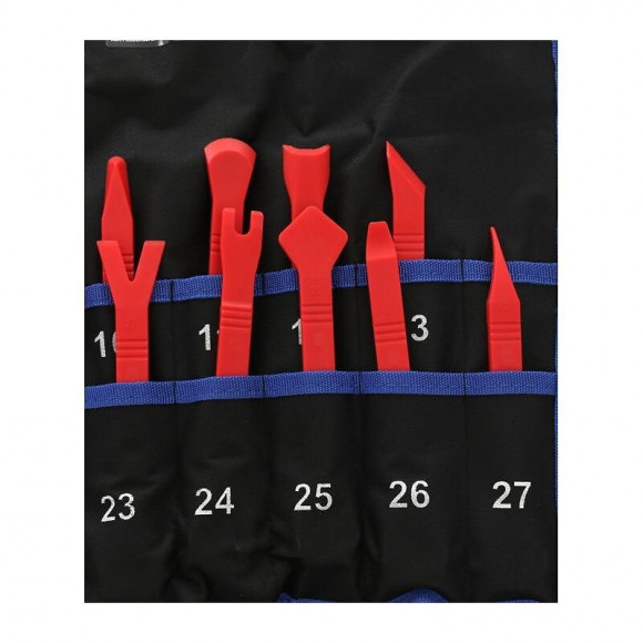 Dcraft - Outils Démontage Garnitures Intérieures - 27 Outils - Pour Démonter Les Garnitures De Portes Et Les Baguettes De Ca