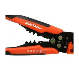 Dcraft - Pince À Dénuder 205 Mm - 0,2 - 6,0 Mm² - Pince À Câbler - Plage De Sertissage  0,5-6 Mm - Orange