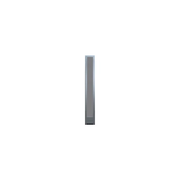 Fixe Lateral H 215x L20 Cm Cote Tableau Bois Exo Prepeint Blanc