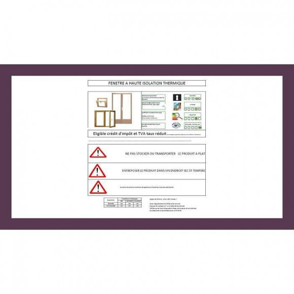 Fixe Lateral H 215x L40 Cm Cote Tableau Bois Exo / Prix Sacrifie Special -