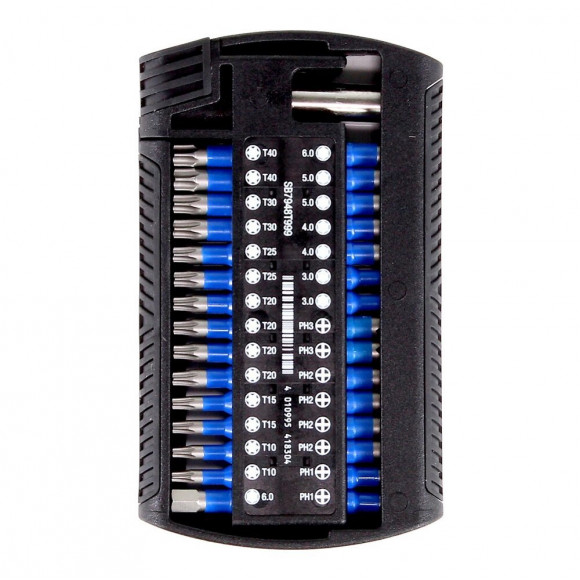 Wiha Sb 7948t-999 Jeu D'embouts Xlselector ( 41830 ) Embout T 25 Mm Phillips, Torx®, Six Pans 31 Pcs. 1/4"