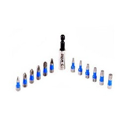 Wiha Sb 7947t-906 Jeu D'embouts Flipselector Embout T De 25 Mm Phillips, Pozidriv, Torx® 13 Pcs. 1/4" ( 41824 )