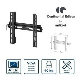 Continental Edison Support Tv Mural Fixe Vesa 200x200
