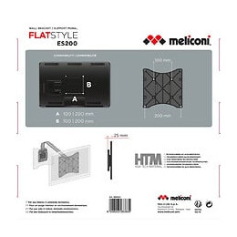 Support Mural Meliconi Es200flat