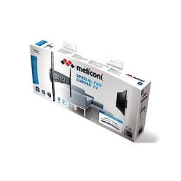 Meliconi Curved 400 - Support Mural Tv Incurve Slim 32-80 81 A 203cm