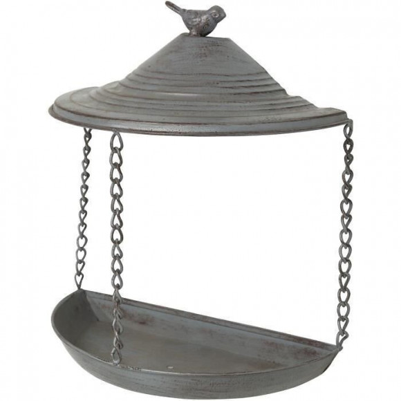 Trixie Baignoire A Monter Au Mur - 400 Ml Et 22 X 25 X 11 Cm - Gris - Pour Oiseau