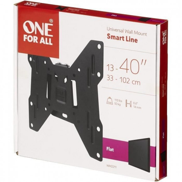 One For All Wm2211 Support Mural Pour Tv De 33 A 102cm 13-40