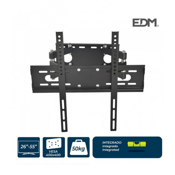Support Plasma / Lcd / Led 26-55 Pouces 50kg Max Vesa 400x400mm.  Edm