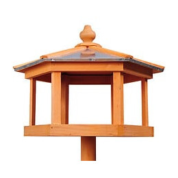 Mangeoire Sur Pied Nichoir A Plateau Station A Oiseau Bois Pour Exterieur 113 Cm