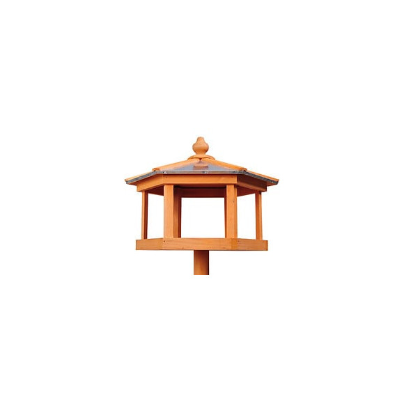 Mangeoire Sur Pied Nichoir A Plateau Station A Oiseau Bois Pour Exterieur 113 Cm