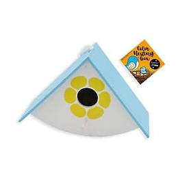 Aime Nichoir En Pin Colore - Pour Oiseaux Sauvages