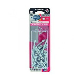 Lot De 10 Chevilles À Expansion Klix Red Head, Diam.5 X L.34 Mm Kxc5pv5010