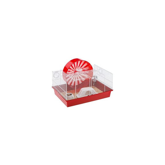 Cage Coney Island Ludique Pour Hamsters - 50 X 35 X 25 Cm - Blanc