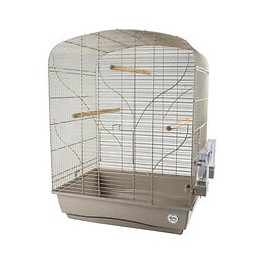 Laroy Duvo Cage Pour Oiseaux Mocha Bella - 54 X 39 X 71 Cm - Moka