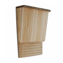 Set De 2 Maisons Pour Chauves-souris 22 X 12 X 34 Cm - Brun