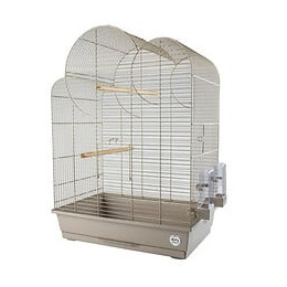 Laroy Duvo Cage Pour Oiseaux Mocha Eliza - 54 X 34 X 75 Cm - Moka