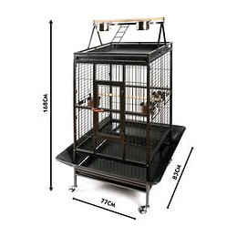 Tyrol Grande Cage Pour Perroquet. 83x77x168cm