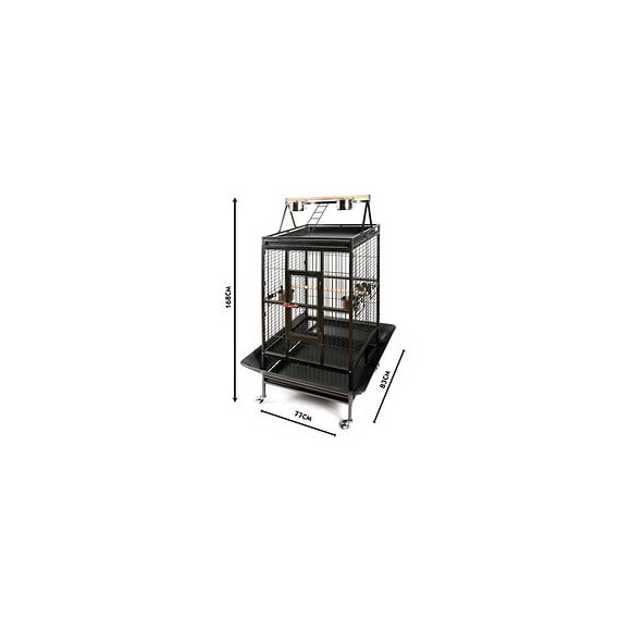 Tyrol Grande Cage Pour Perroquet. 83x77x168cm