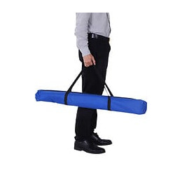 Agility Sport Pour Chiens Anneau D'agilité Et Obstacle 2 En 1 Avec Sac De Transport Plastique Blanc Orange