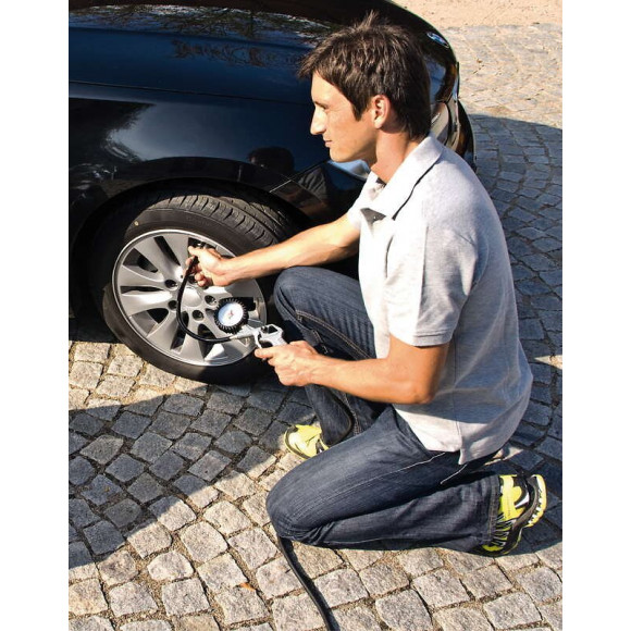 Compresseur Portable Tc-ac 180/8 Of - Puissance D'aspiration 180 L/min - Pression Max. 8 Bar - 1100w