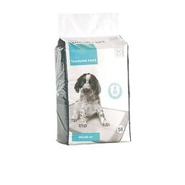Mpets Tapis Educateur Puppy Training Pads - Pour Chiot - 50pcs - Blanc