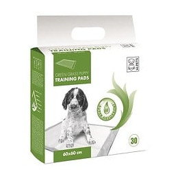 M-pets Tapis Dapprentissage Green Grass - 30 Pieces - 60x60cm - Pour Chiot
