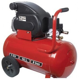Compresseur Électrique 2 Cv À Huile 50 Litres