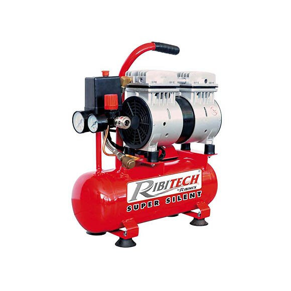 Compresseur 0,75cv Silencieux Sur Cuve 6 Litres