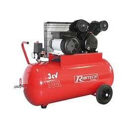 Compresseur Électrique Tête En V 3 Cv À Huile 100 L