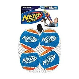 Nerf Dog Lot De 4 Balles De Tennis Blaster - Pour Chien