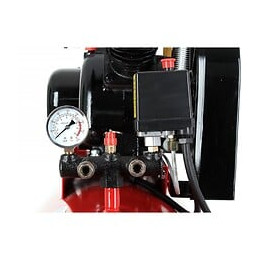 Dcraft - Compresseur À Huile - Capacité 100 L - Alimentation 230v/50hz - Débit 480 L - 2 Pistons - Rouge