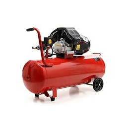 Dcraft - Compresseur À Huile - Capacité 100 L - Alimentation 230v/50hz - Débit 530 L - 2 Pistons - Rouge