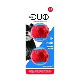 Zeus Duo Ball, 5cm Avecsiffleur, 2pc
