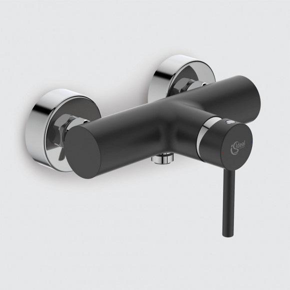 Mitigeur Mécanique Douche Noir Mat, Ideal Standard Kolva