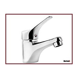 Fina 2 - Mitigeur De Lavabo Chromé Fixe - Robinet Salle De Bain - Robinetterie Lavabo - Aérateur Neoperl - Argent