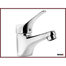 Fina 2 - Mitigeur De Lavabo Chromé Fixe - Robinet Salle De Bain - Robinetterie Lavabo - Aérateur Neoperl - Argent