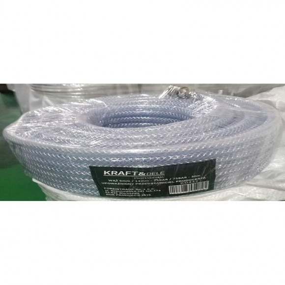 Dcraft - Tuyau Pneumatique Renforcé - 30 M - Diamètre Extérieur 12 Mm - Flexible D'air - Bleu