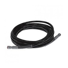 Dtools - Tuyau À Haute Pression - 15m - Connecteur Rapide 1/4" - Pression 250 Bars - Pour Pistolets À Peinture - Noir