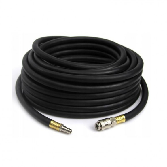 Dcraft - Tuyau Pneumatique À Raccordement - 20 M - Diamètre Extérieur 17 Mm - Flexible Pneumatique - Noir