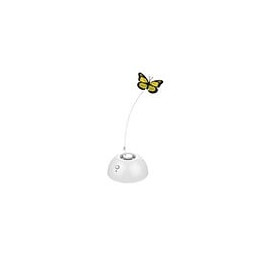 Dancing Jouet Butterfly - 13 X 13 X 5,8 Cm - Blanc - Pour Chat