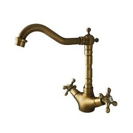 Mélangeur D'évier Déco Vieux Laiton