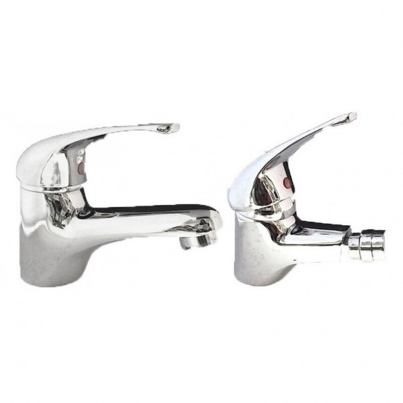 Ensemble Complet De Robinets Pour Salle De Bain, Lavabo Et Bidet