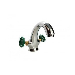 Robinet De Lavabo Vert Industriel, Style Vintage Industriel